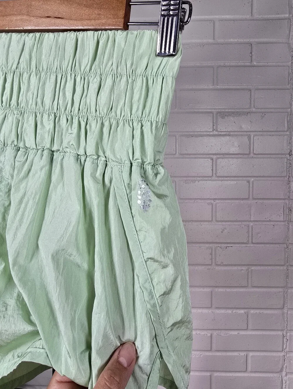 Free People Movement Way Home Shorts Green Small